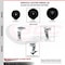 Service Caster 5 Inch Glass Filled Nylon Caster Set with Roller Bearings 2 Brakes 2 Rigid SCC SCC-20S520-GFNR-TLB-2-R-2 - alternate 2